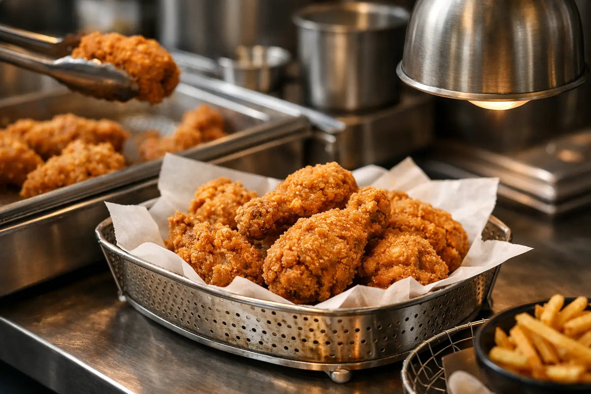 Keeping Fried Chicken Crispy During Service