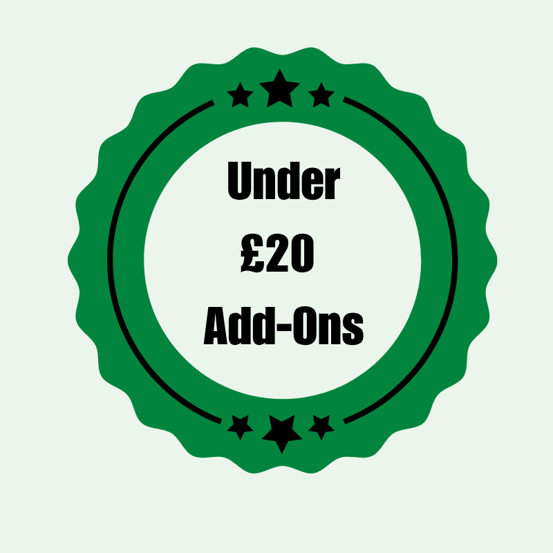 Under £20 Add-Ons