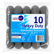 W60 METAL GALVANISED SCOURERS (10 PACK)