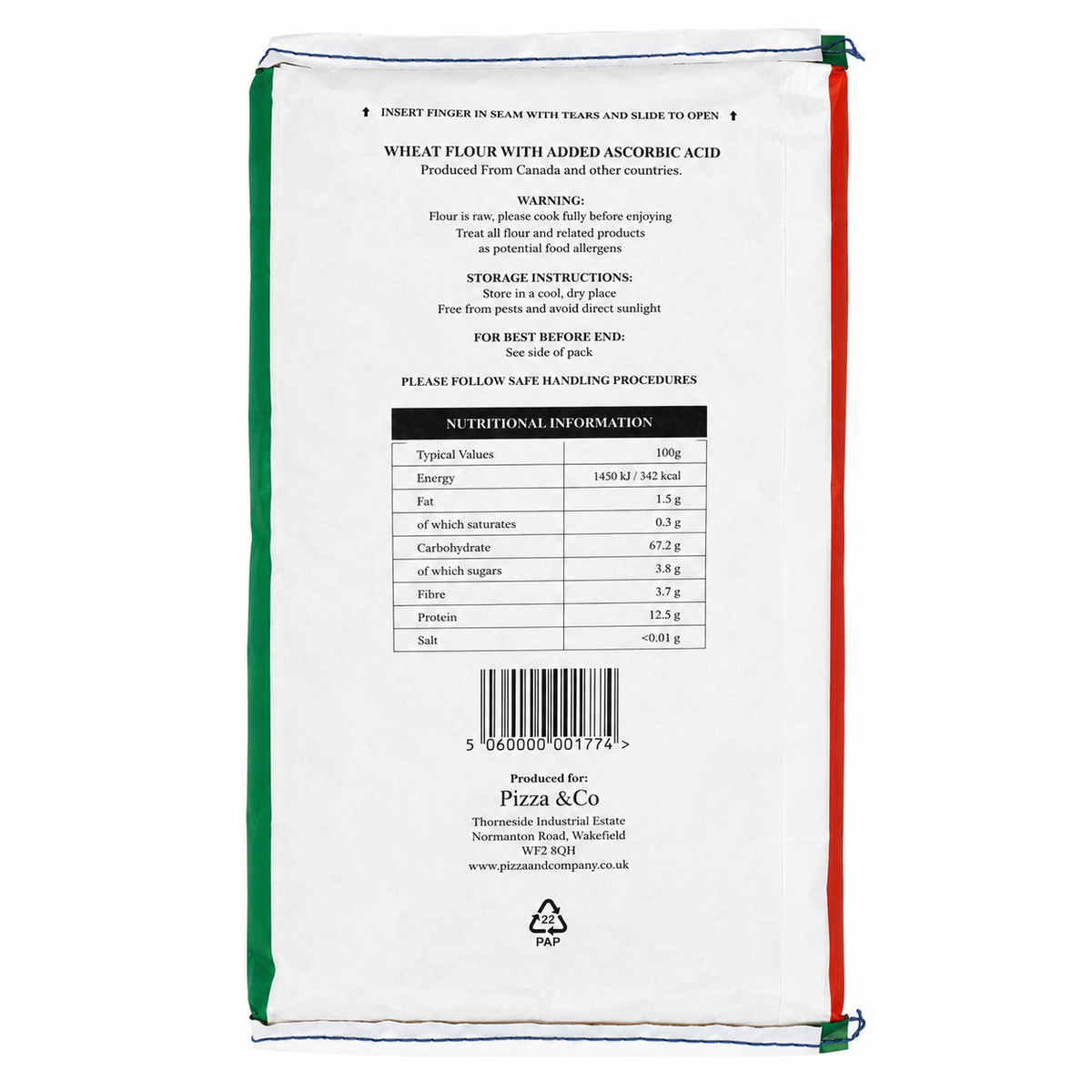 VELATA PIZZA FLOUR 16KG