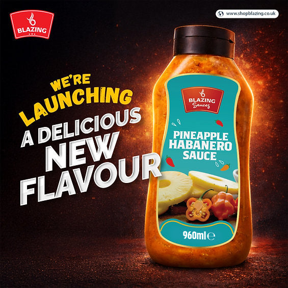 BLAZING PINEAPPLE & HABANERO WINGS SAUCE 960ML