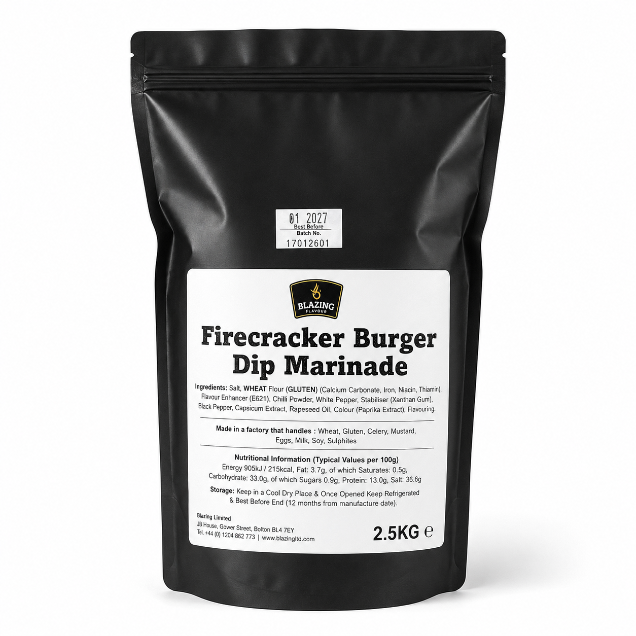 BLAZING BURGER DIP/FIRECRACKER MARINADE 2.5KG