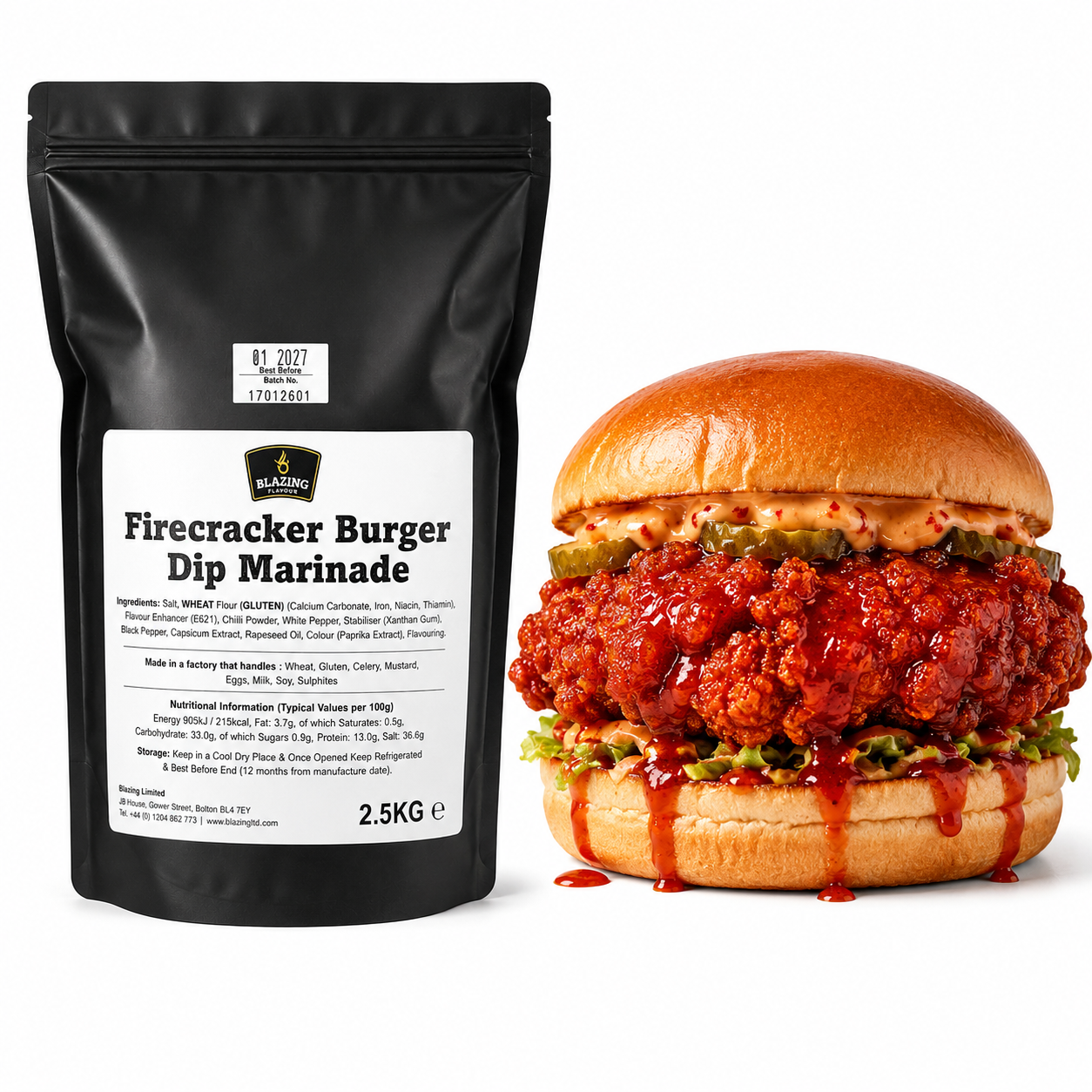 BLAZING BURGER DIP/FIRECRACKER MARINADE 2.5KG