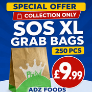PHIKUL SOS XL GRAB BAGS 250 PCS GREEN/BROWN