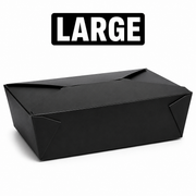 VIP BLACK DELI BOXES #3 (200 PIECES)