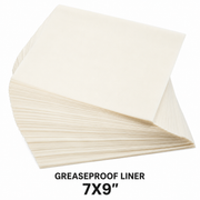 CUT 8 GREASE PROOF LINER (7"X9") YELLOW (1000PCS)