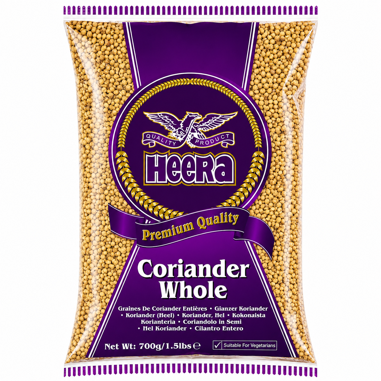 HEERA WHOLE CORIANDER ( DHANIYA) 700G