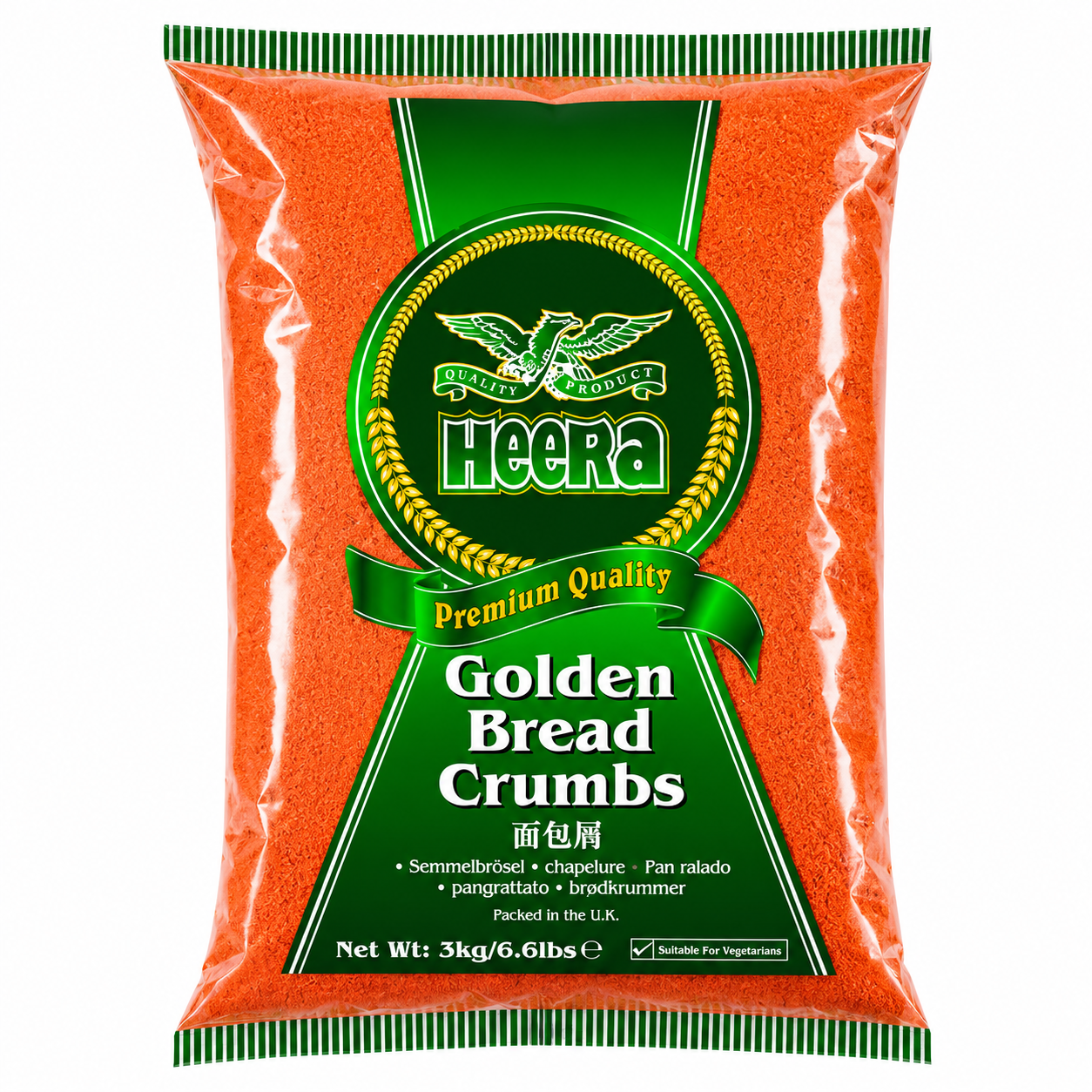 HEERA GOLDEN BREAD CRUMBS 3 KG