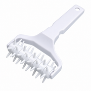 WHITE 5" PIZZA ROLLER DOUGH DOCKER