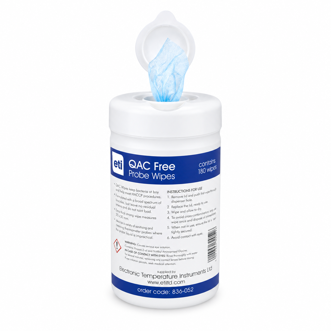 PROBE WIPES (180 WIPES PER TUB)