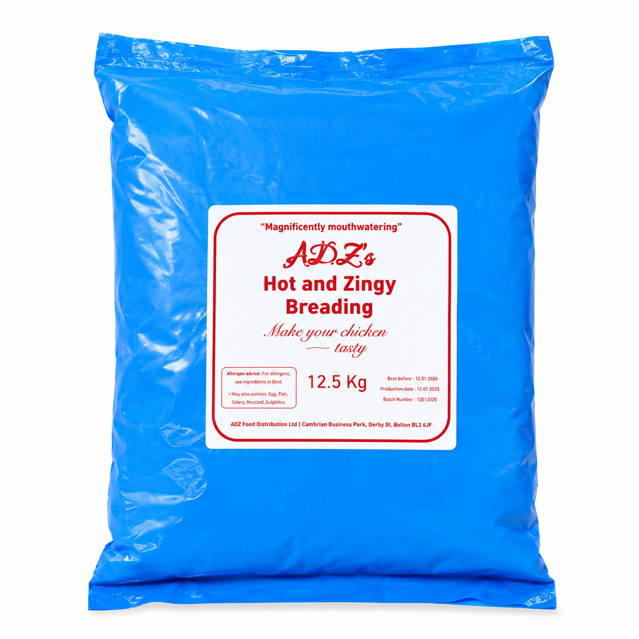 ADZ HOT & ZINGY BREADING 12.5KG