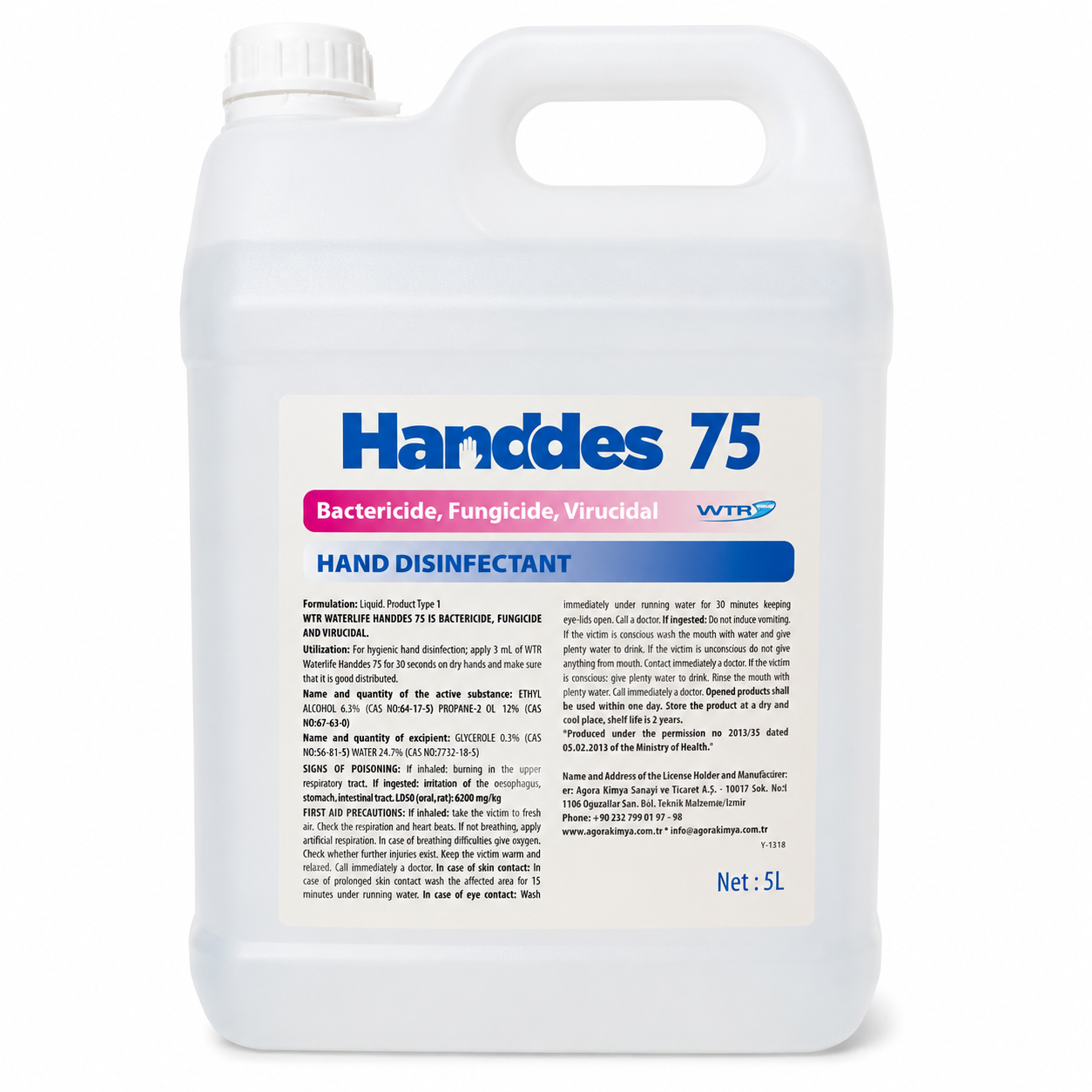 HANDDESS HAND DISINFECTANT SANITISER 5LTR OFFER