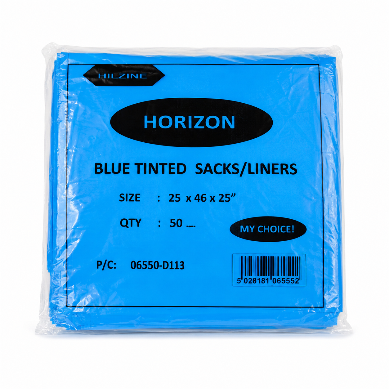 BLUE TINTED SACK STD (BIN) 1000 PCS