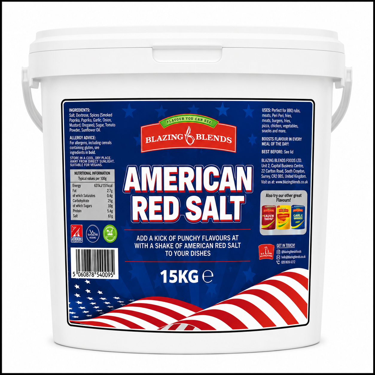AMERICAN RED SALT 15KG TUB
