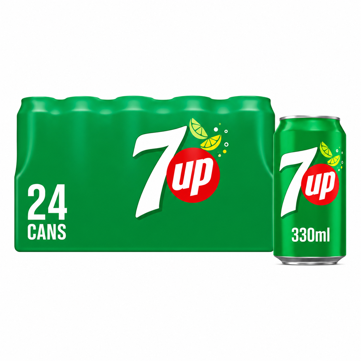 7UP 24X330ML CANS GB