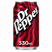 DR PEPPER CANS 24 X 330ML ( GB )