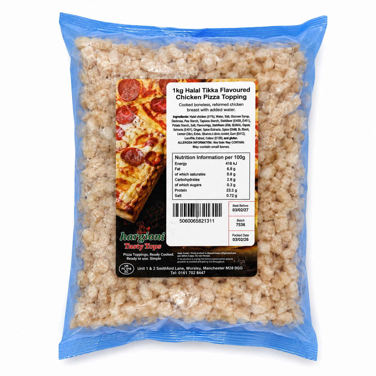 HARGREAVES CHICKEN TIKKA 1KG