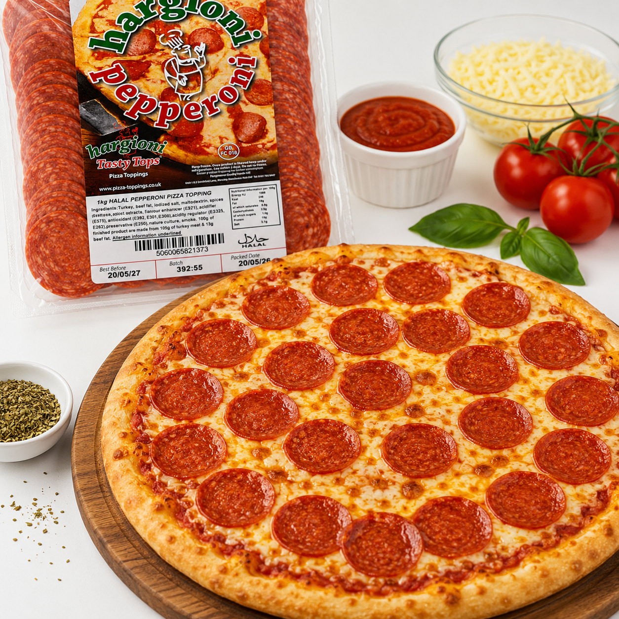 HARGIONI HALAL PEPPERONI 1KG