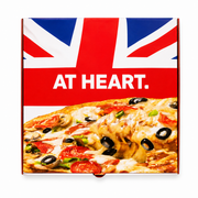 9" UK FLAG (AT HEART) PIZZA BOXES