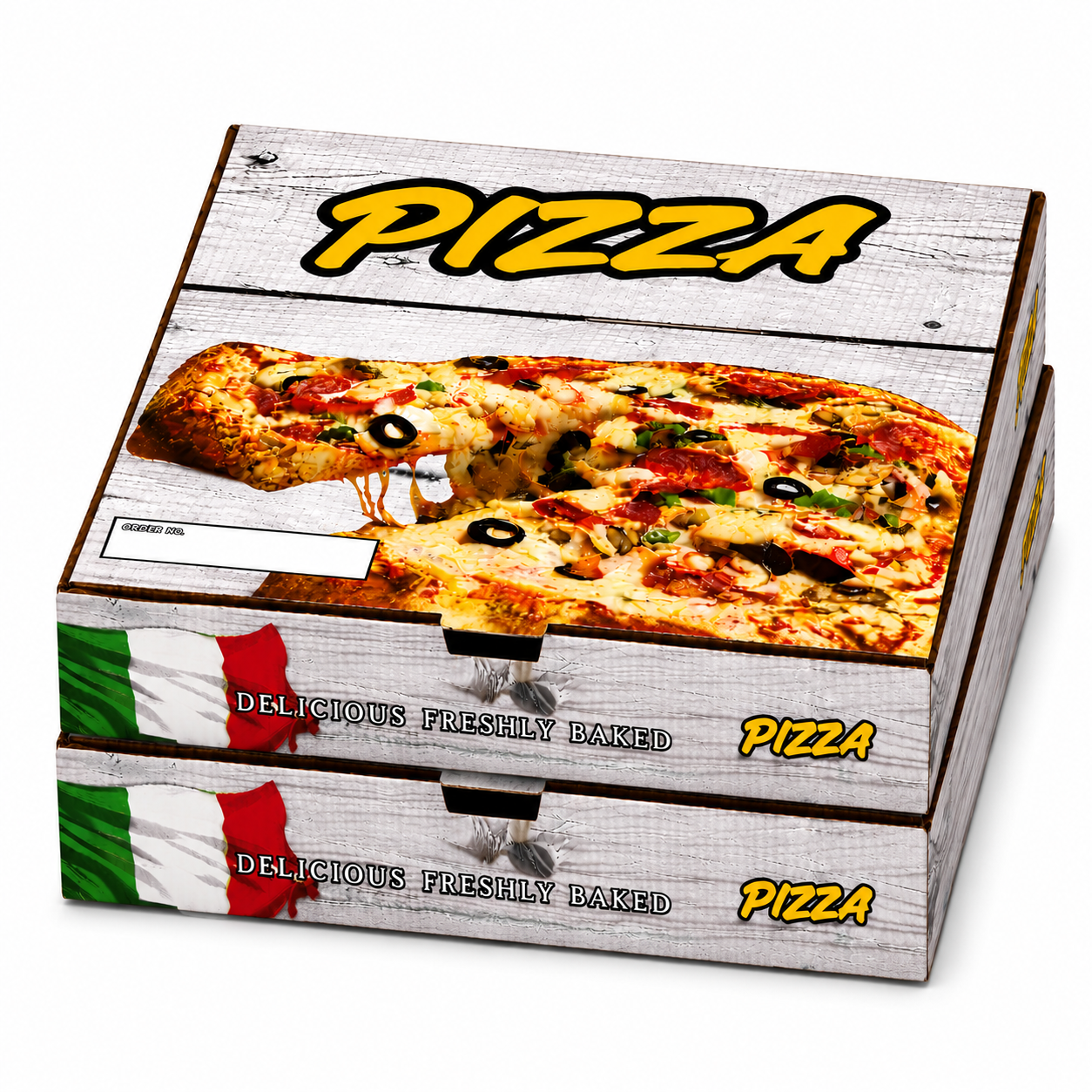 10" ADZ FULL COLOUR PIZZA BOX 1 PACK