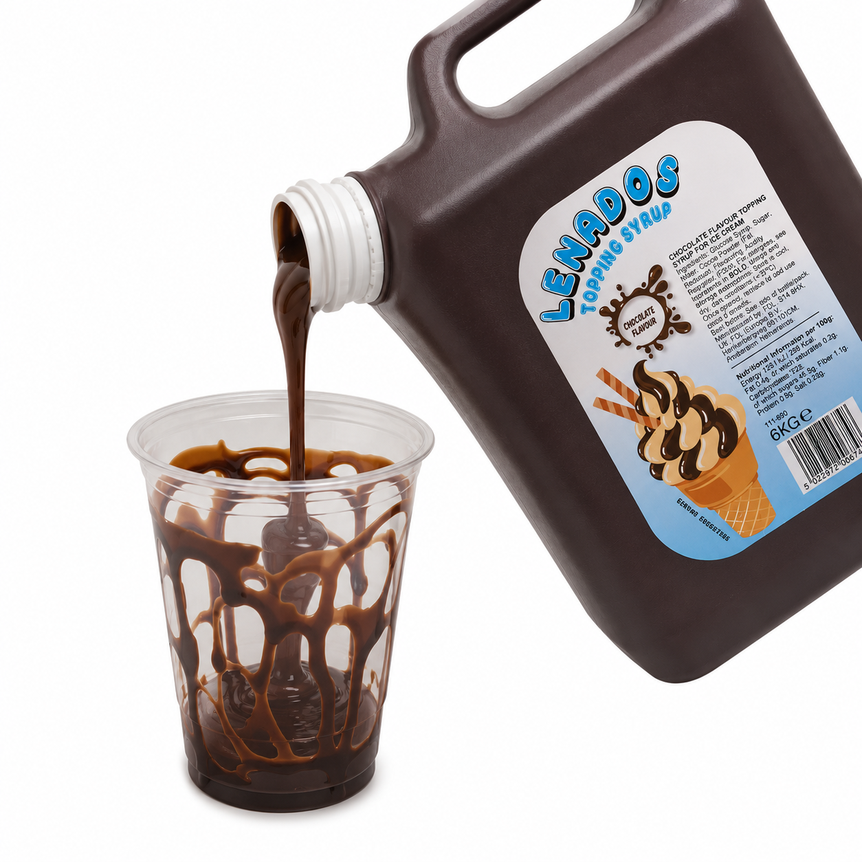 MILK SHAKE CHOCOLATE TOPPING SYRUP 6KG