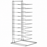 PIZZA PAN RACK 11 SLOTS STAINLESS STEEL
