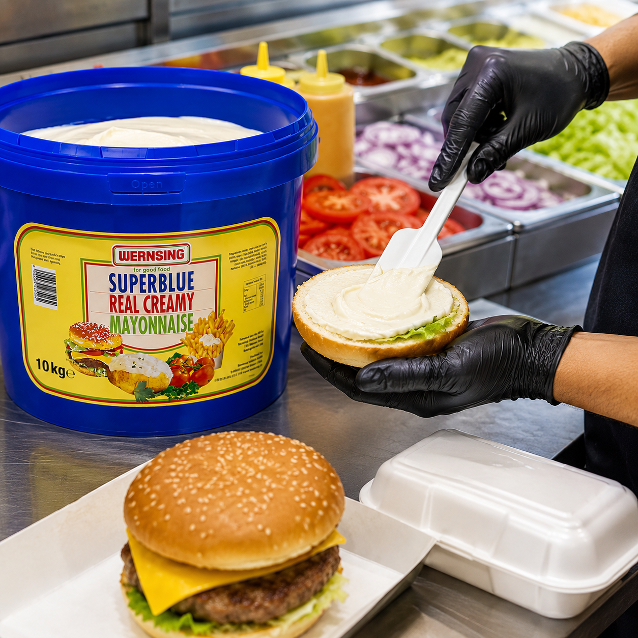 WERNSING REAL CREAMY BLUE MAYO 10KG
