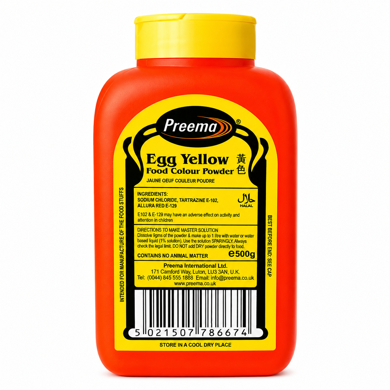 FOOD COLOUR (EGG YELLOW) 500G