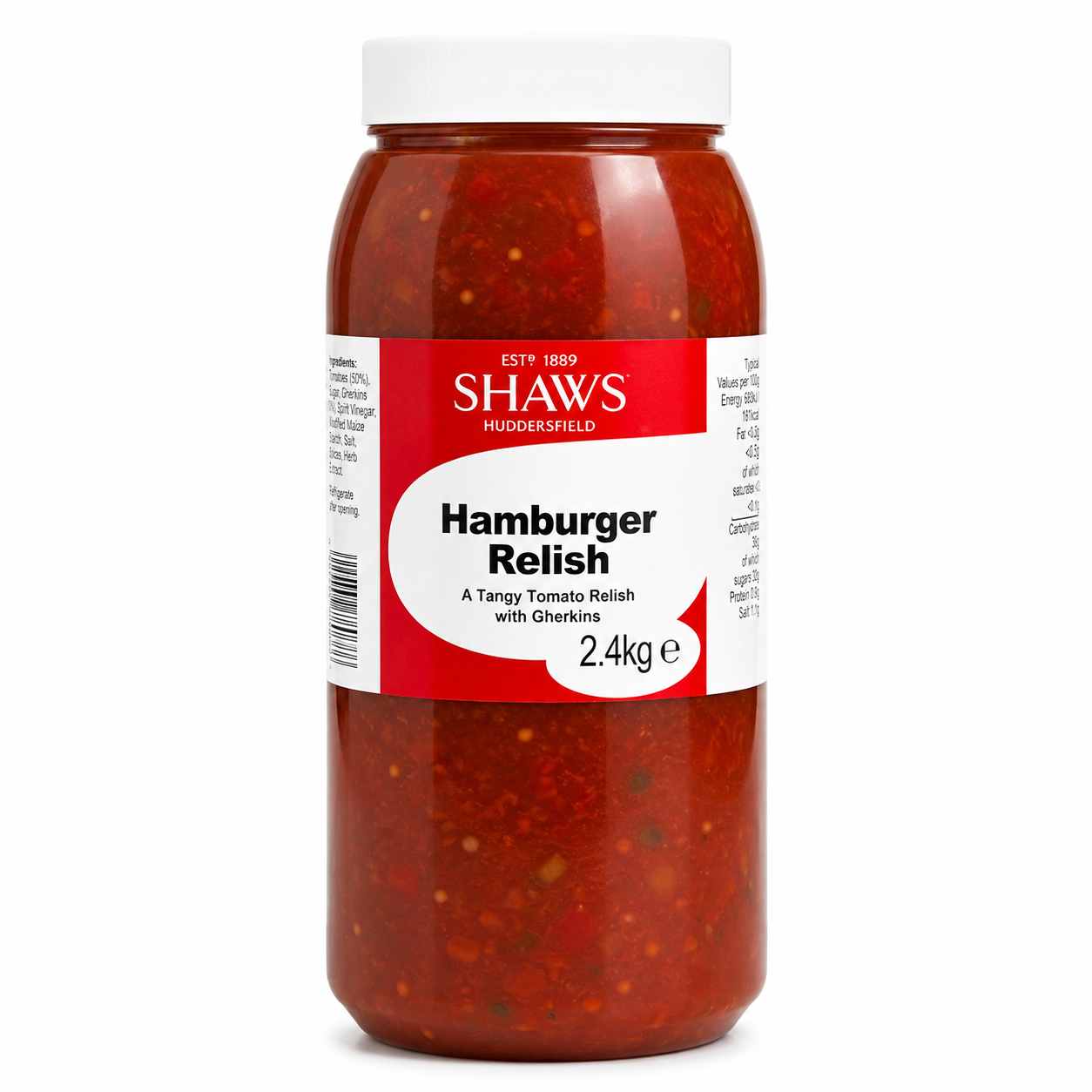 SHAWS HAMBURGER RELISH 2.4KG