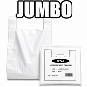 (BOX OF 1000) VEST CARRIER BAGS [LYNX] JUMBO