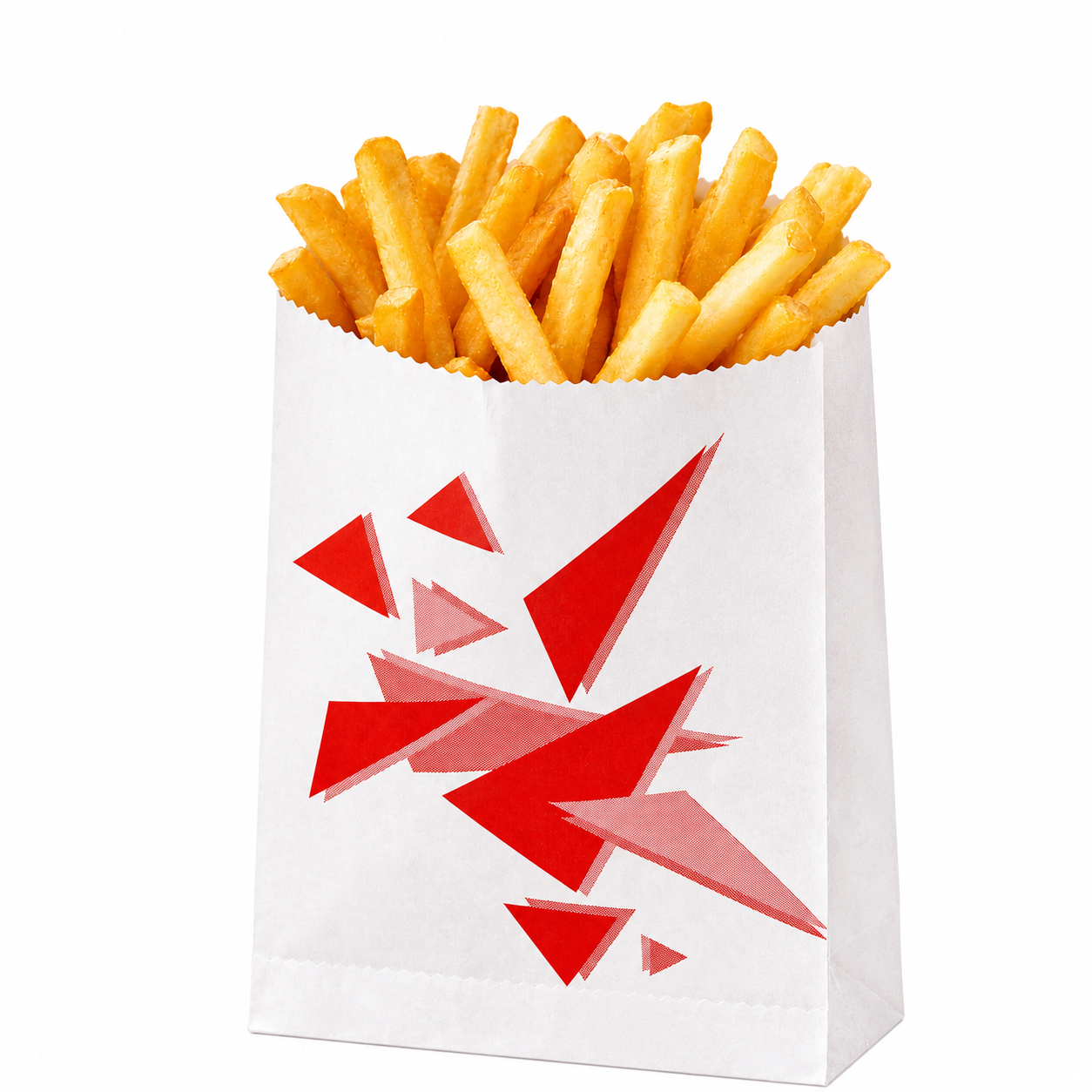 WHIZZ (4X6X7.25) GREASEPROOF WHITE CHIPS BAGS 1000