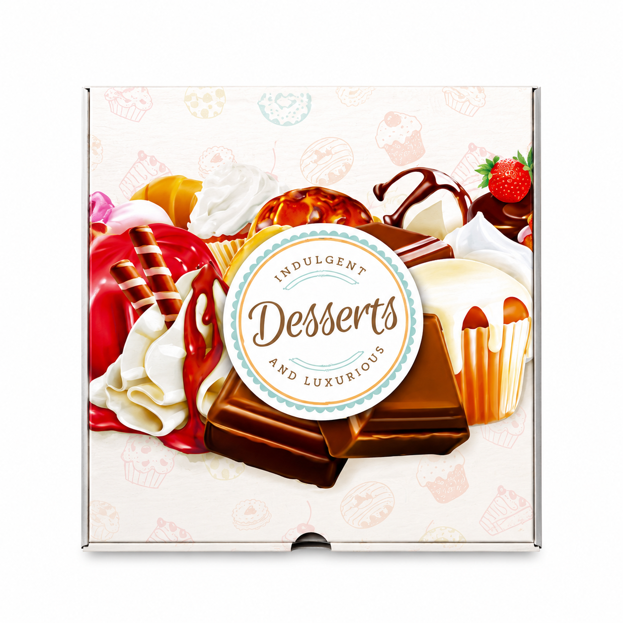 7" DESSERT BOX 1X80