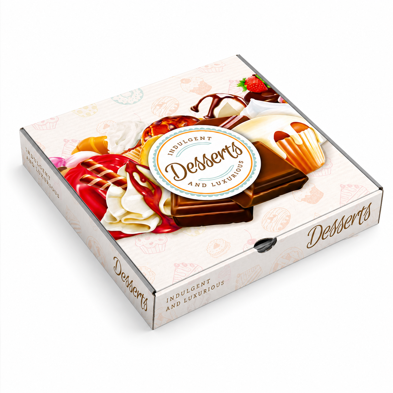 7" DESSERT BOX 1X80