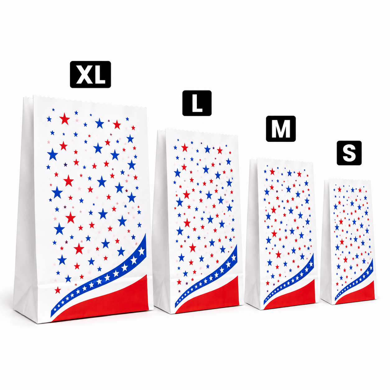ADZ STAR SOS MEDIUM BAGS (15X8X32CM) 1X250 PCS