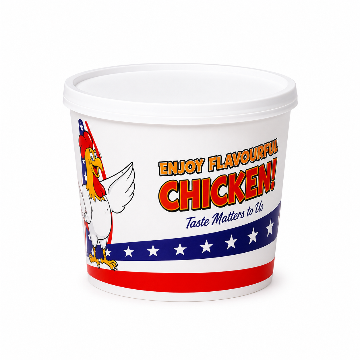 (FC5) ADZ STAR CHICKEN ROUND BUCKET 3LTR X 100PCS