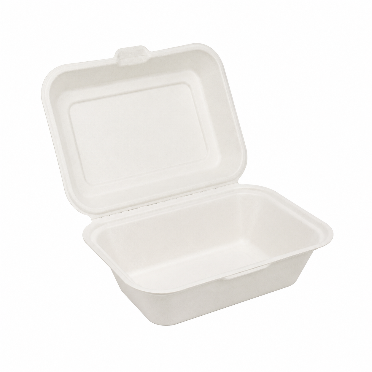 BAGASSE WHITE BOXES BHB9" (HP9) MEDIUM TRAYS 1X200