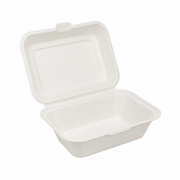 BAGASSE WHITE BOXES BHB9" (HP9) MEDIUM TRAYS 1X200