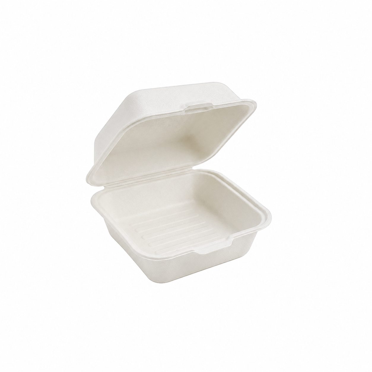 BAGASSE WHITE BOXES BHB7" (HP7) SMALL TRAYS 1X400