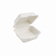 BAGASSE WHITE BOXES BHB7" (HP7) SMALL TRAYS 1X400