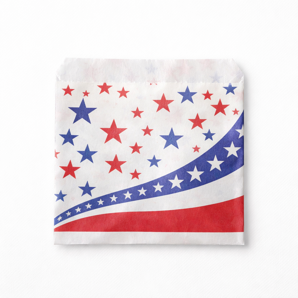 ADZ STAR 6X6 GREASEPROOF CHIPS BAGS 1X1000