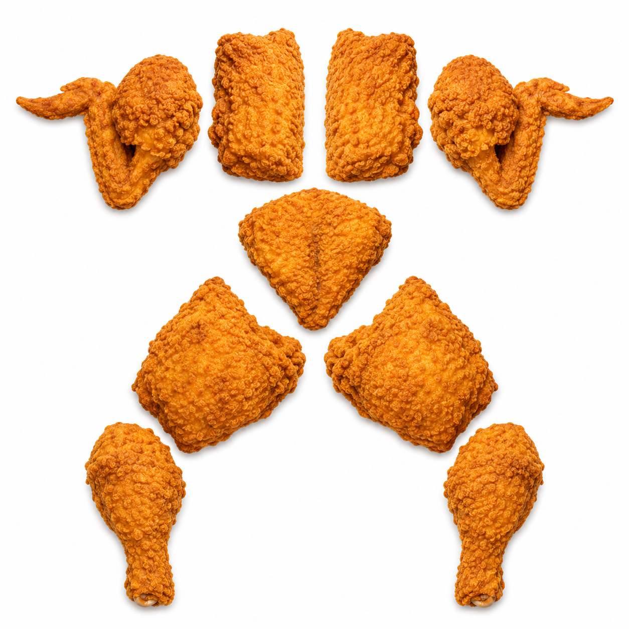 9 CUT CHICKEN FRESH 1500G-1600G 10 BIRDS (90 PCS)