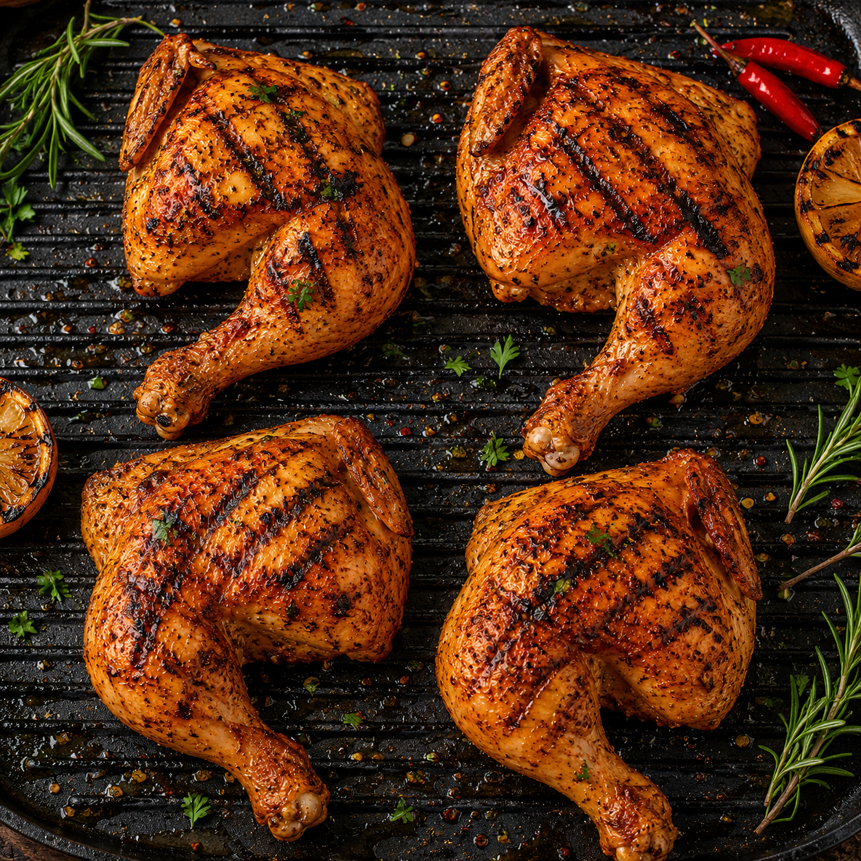 FRESH 4 WAY CUT CHICKEN 1600G+ (10 BIRDS)