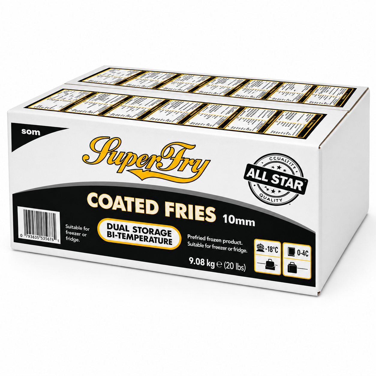 ALL STAR BLACK BOX COATED 3/8(4X2.25)