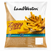LAMB WESTON ZIGGY CHIPS 9X9MM 4X2.5KG FULL BOX