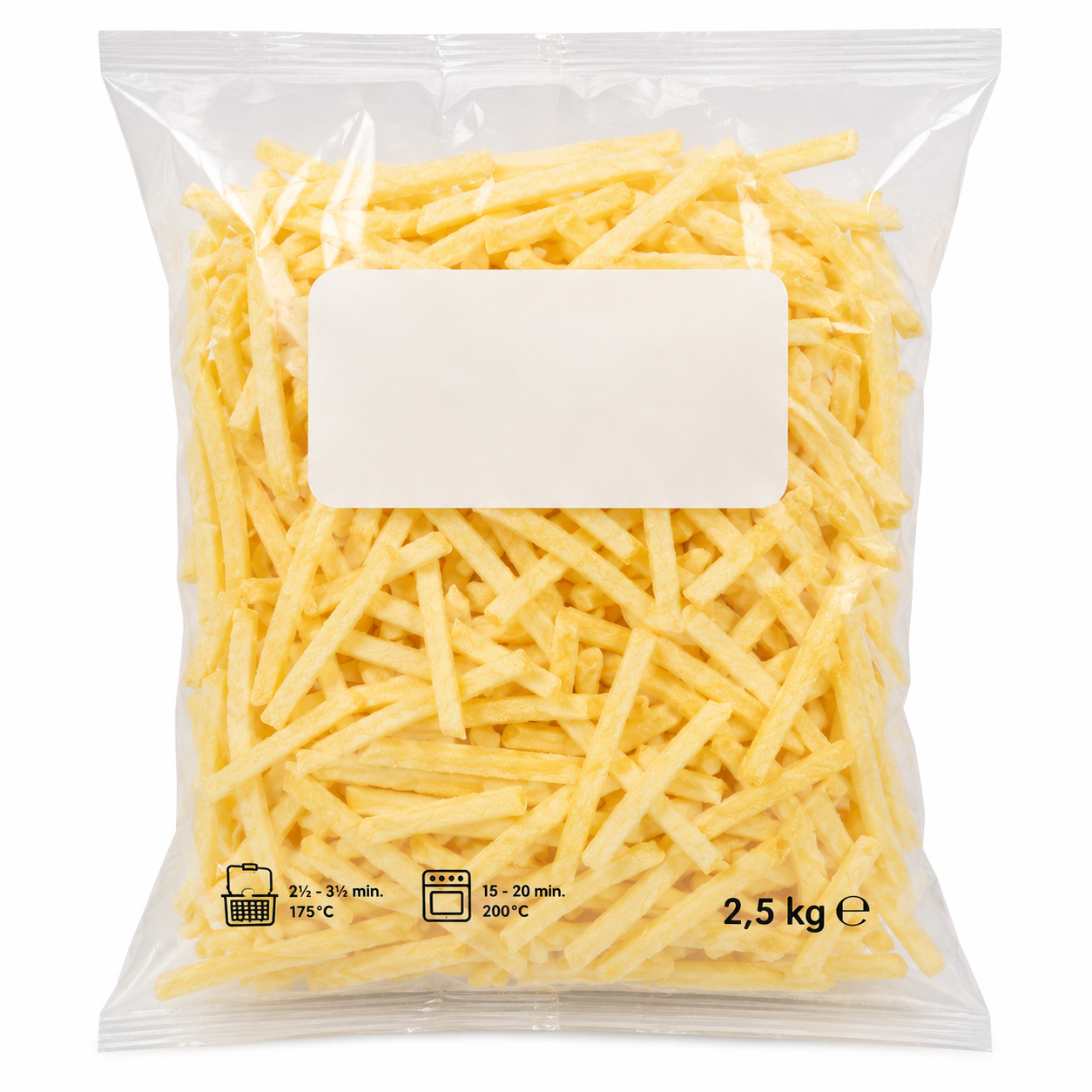 1 SINGLE BAG OF CHIPS 2.5KG