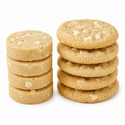 COOKIE PUCKS WHITE CHOC 90X50G
