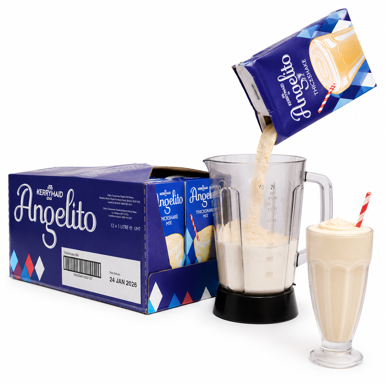 ANGELITO THICK SHAKE MIX 12X1LTR