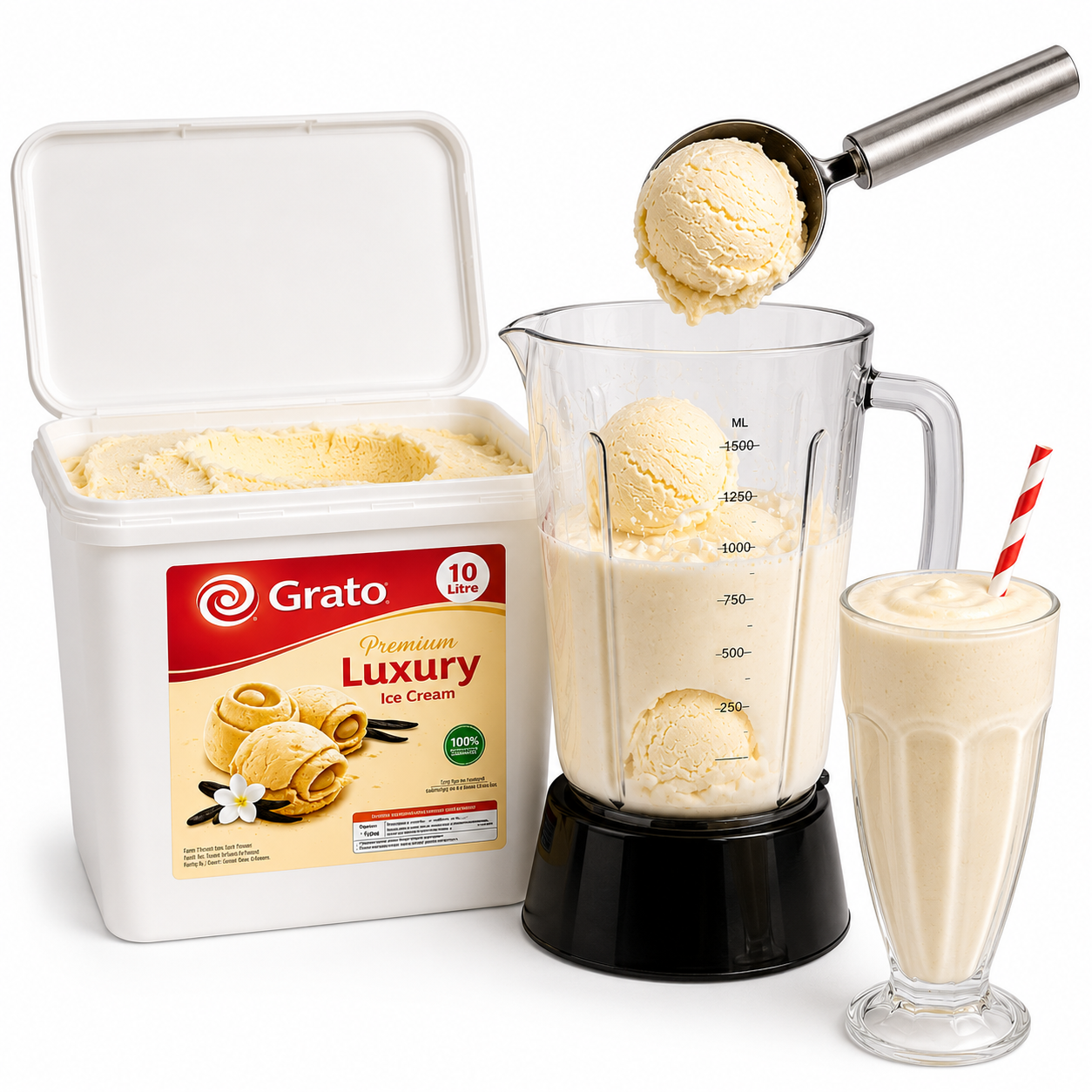 ICECREAM MILK SHAKE BASE MIX 10 LITRE