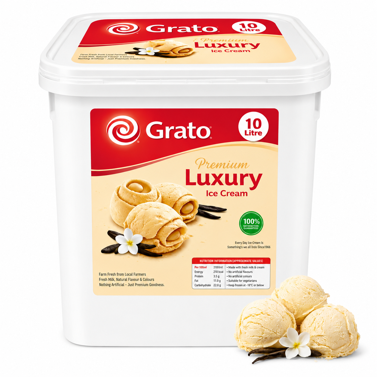 ICECREAM MILK SHAKE BASE MIX 10 LITRE