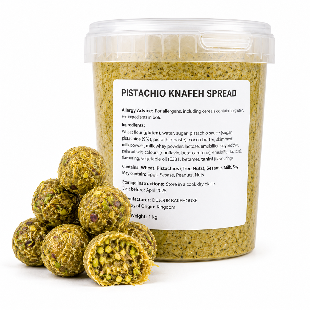 DUJOUR PISTACHIO KUNAFEH MIX 1KG